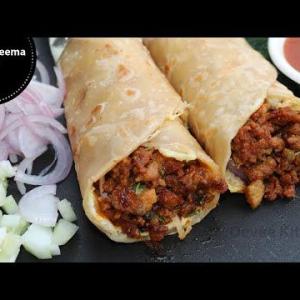 Chicken Keema Roll