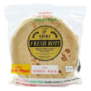 Shree Whole Wheat Chapati 25 PCS