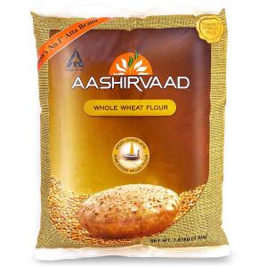 Aashirvaad Whole Wheat Atta - 4 LB