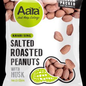 Aara Khari Sing (Salted Roasted Peanuts) With Husk - (400 GM - 14 OZ)