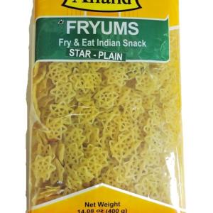 Anand fryums - star ( plain ) 400 gm