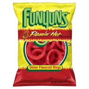 Funyuns Flamin' Hot Onion Flavored Rings, 6 oz