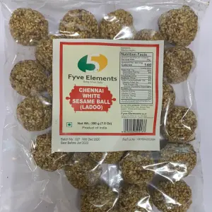 Fyve Elements Chennai White Sesame Laddu - 200 GM
