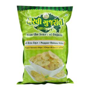 Garvi Gujarat Pepper Banana Wafer 6.03 OZ