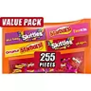 Starburst & Skittles Chewy Candy Assorted Bulk Variety Pack (255 ct., 6.5lbs)