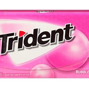 Trident Bubblegum Sugar Free Gum - 14 Sticks