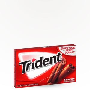 Trident Cinnamon Sugar Free Gum - 14 Sticks