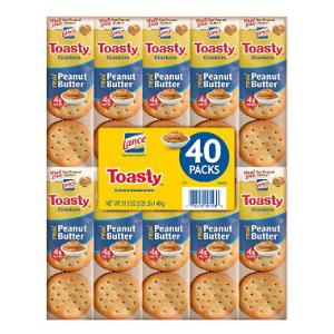 Lance Toasty Peanut Butter Sandwich Crackers (40 Ct.)