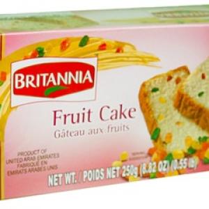 Britannia fruit cake 8.8 oz