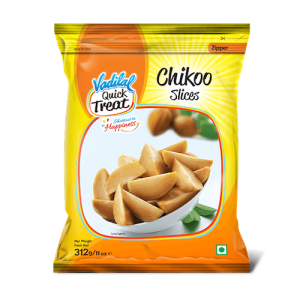 Vadilal Frozen Chikoo Slices - 312 GM