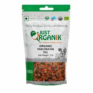 Just Organik Organic Panchratan Dal - 2 LB