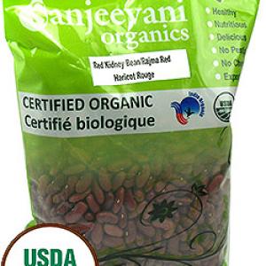 Sanjeevani Organics Red Kidney Beans 2 LB
