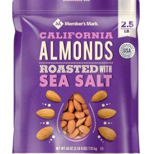 Member's Mark Dry Roasted Almonds With Sea Salt (40 Oz.)