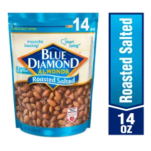 Blue Diamond Almonds Roasted Salted, 14 oz