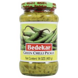 Bedekar Green Chilli Pickle 14 Oz