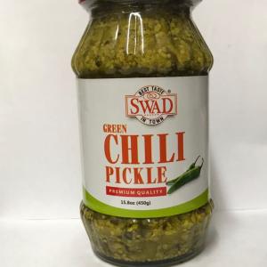 Swad Green Chilli Pickle 15.8 oz