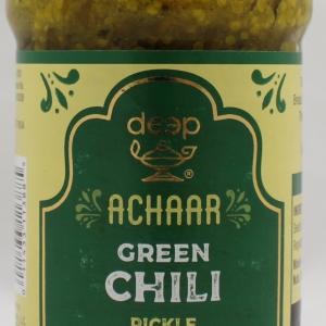 Deep Green Chilli Pickle - 283 GM