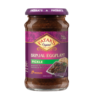 Patak'S Brinjal Eggplant Pickle (MEDIUM) - 10 OZ