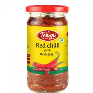 Telugu Red Chilli Pickle ( 300 Gm )