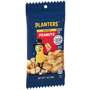 Planters Salted Peanuts, 10 ct Box, 1 oz Packs