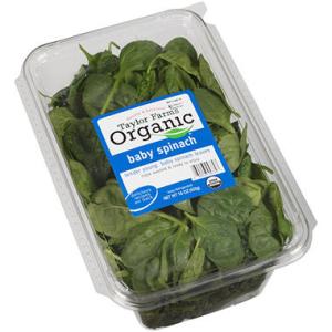 Organic Baby Spinach (16 Oz.)