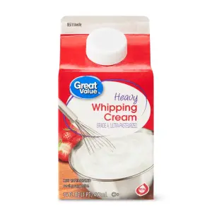 Great Value Heavy Whipping Cream, 16 Oz Pack