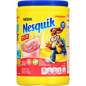 Nestle Nesquick Strawberry Flavored Powder (2.2 Lbs.)