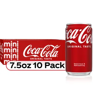 Coca-Cola Soda Soft Drink, 7.5 fl oz, 10 Pack