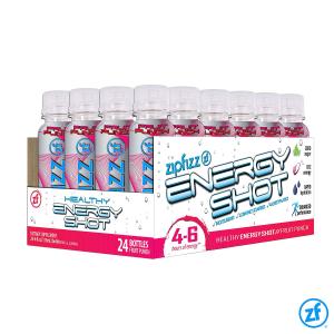 Zipfizz Liquid Energy Shot - Fruit Punch (24 Ct)