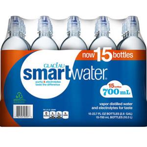 Glaceau Smartwater Water (700 Ml Bottles, 15 Pk.)